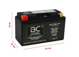 BC Lithium Batteries BCT9B-FP Batteria Moto Litio LiFePO4, 0,7 kg, 12V, YT7B-BS / YT9B-BS - BC Battery Controller